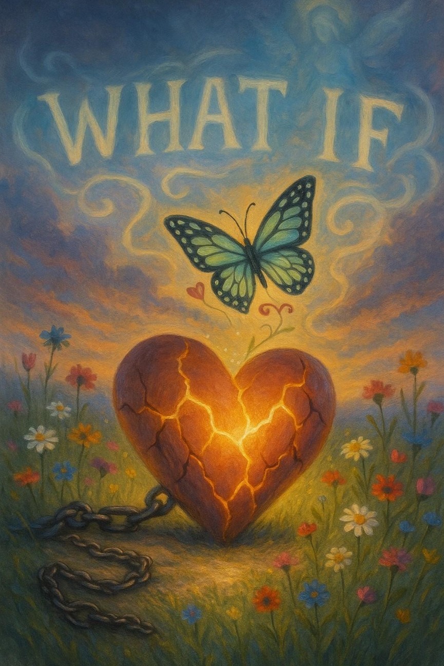 Cover of What If: Self Healing Workbook Journey for Women by Misty Grace